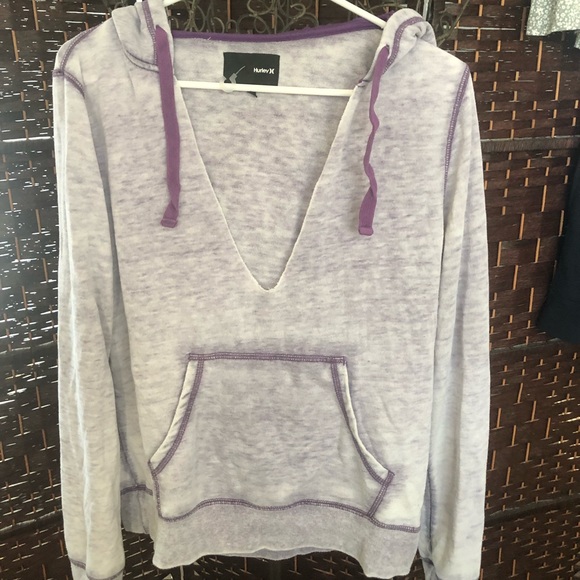 Hurley Tops - Fantastic HURLEY pullover hoodie, deep neck, soft cozy
